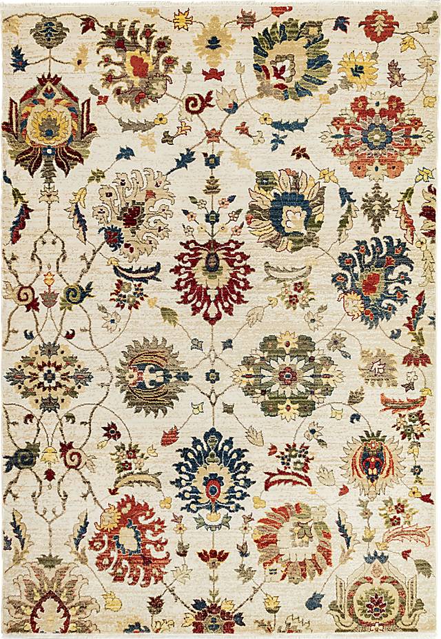 Diantha Beige 4'11 x 7'5 Rug - Thumbnail - Image 1