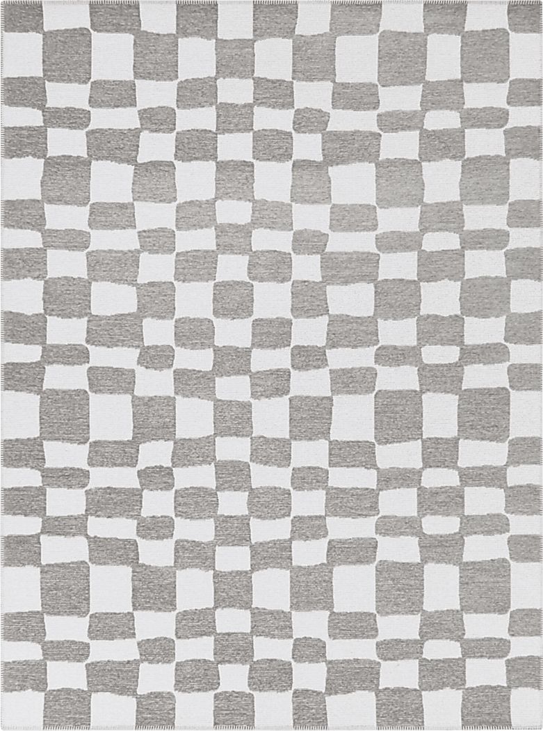 Dianyle Gray 5'3 x 7' Area Rug