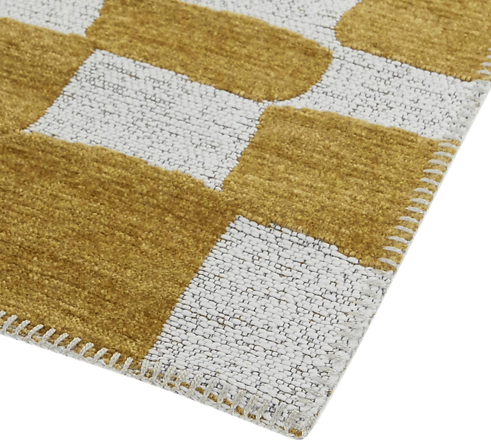 Dianyle Yellow 5'3 x 7' Area Rug - Image 3