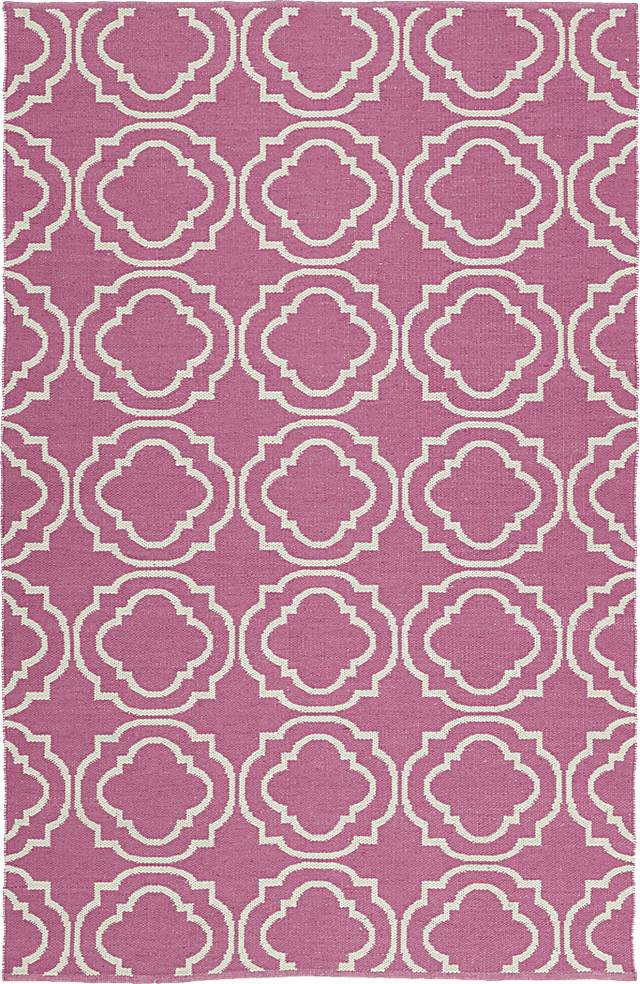 Diaz Pink 8' x 10' Indoor/Outdoor Rug - Thumbnail - Image 1
