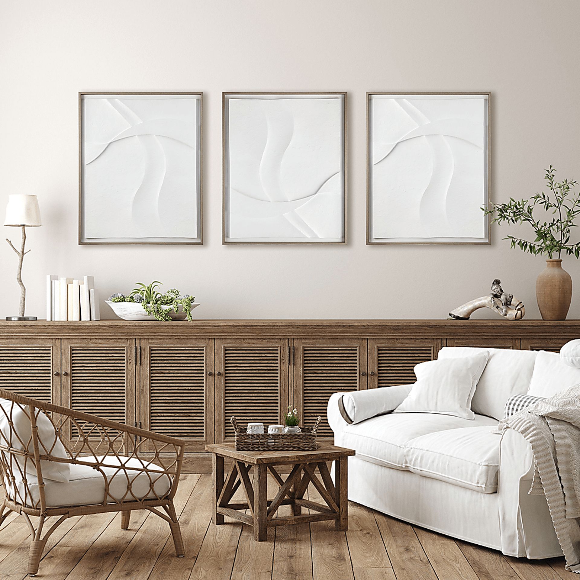 Dibwe Off White Wall Decor - Image 4