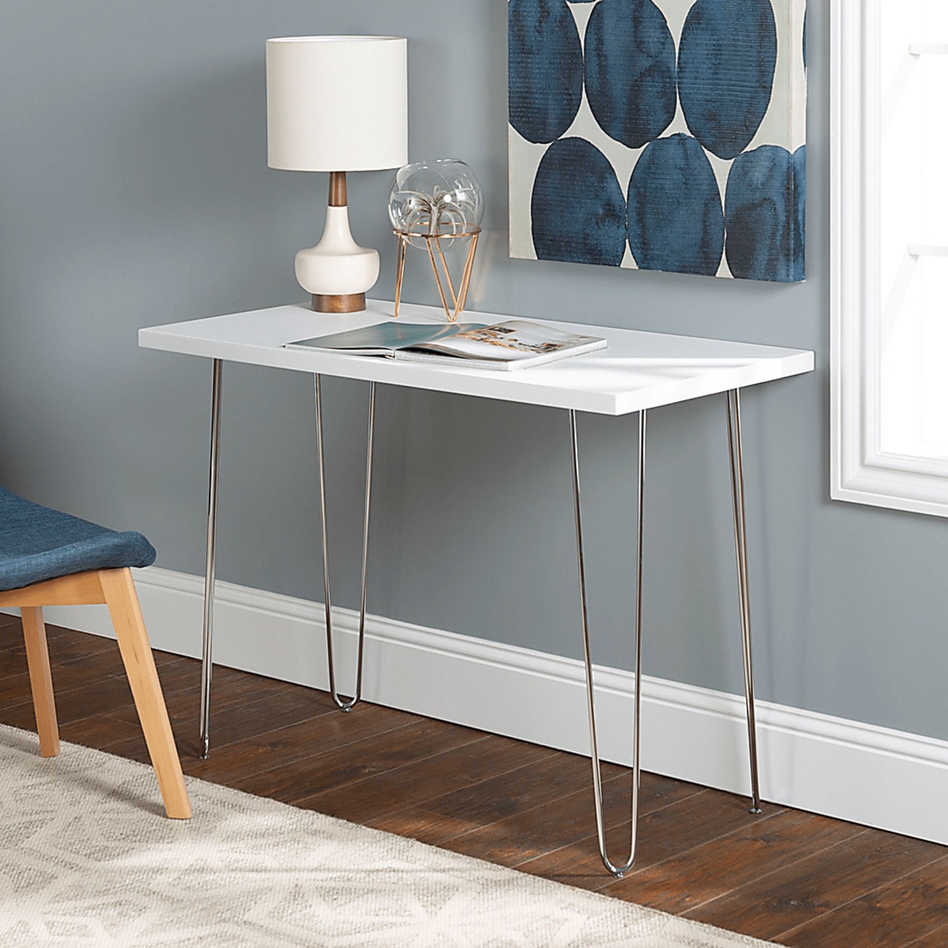 Dickenson White Desk - Image 4