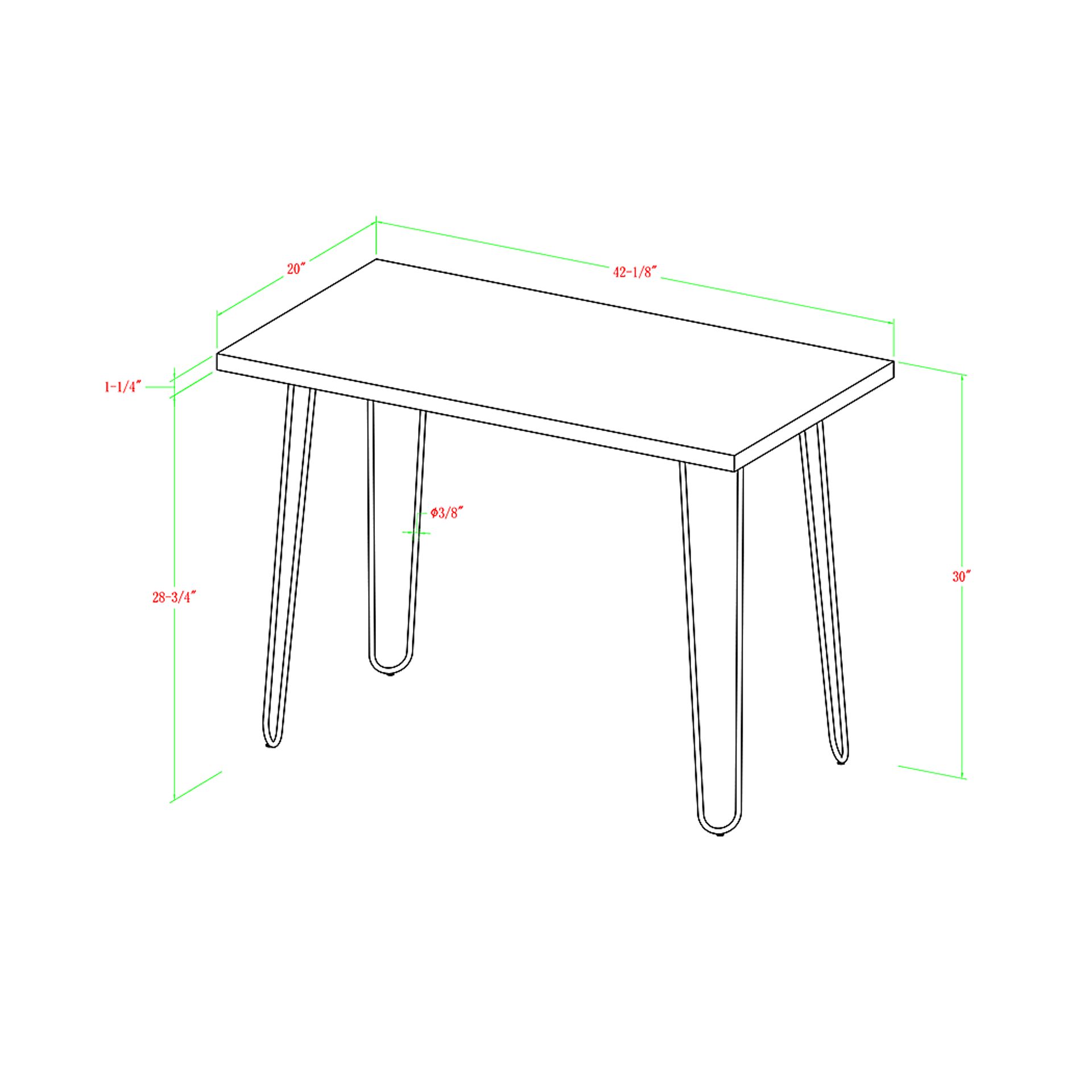 Dickenson White Desk - Image 7