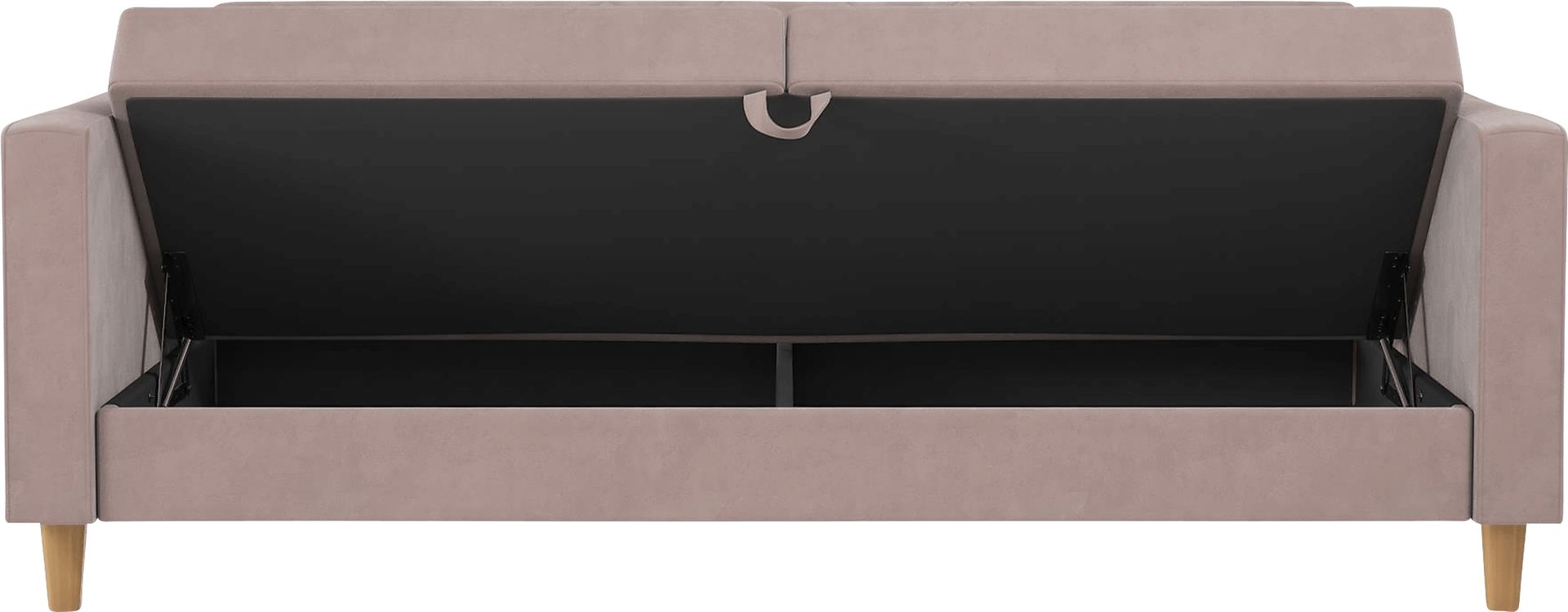 Diechman Blush Futon with Storage - Image 11