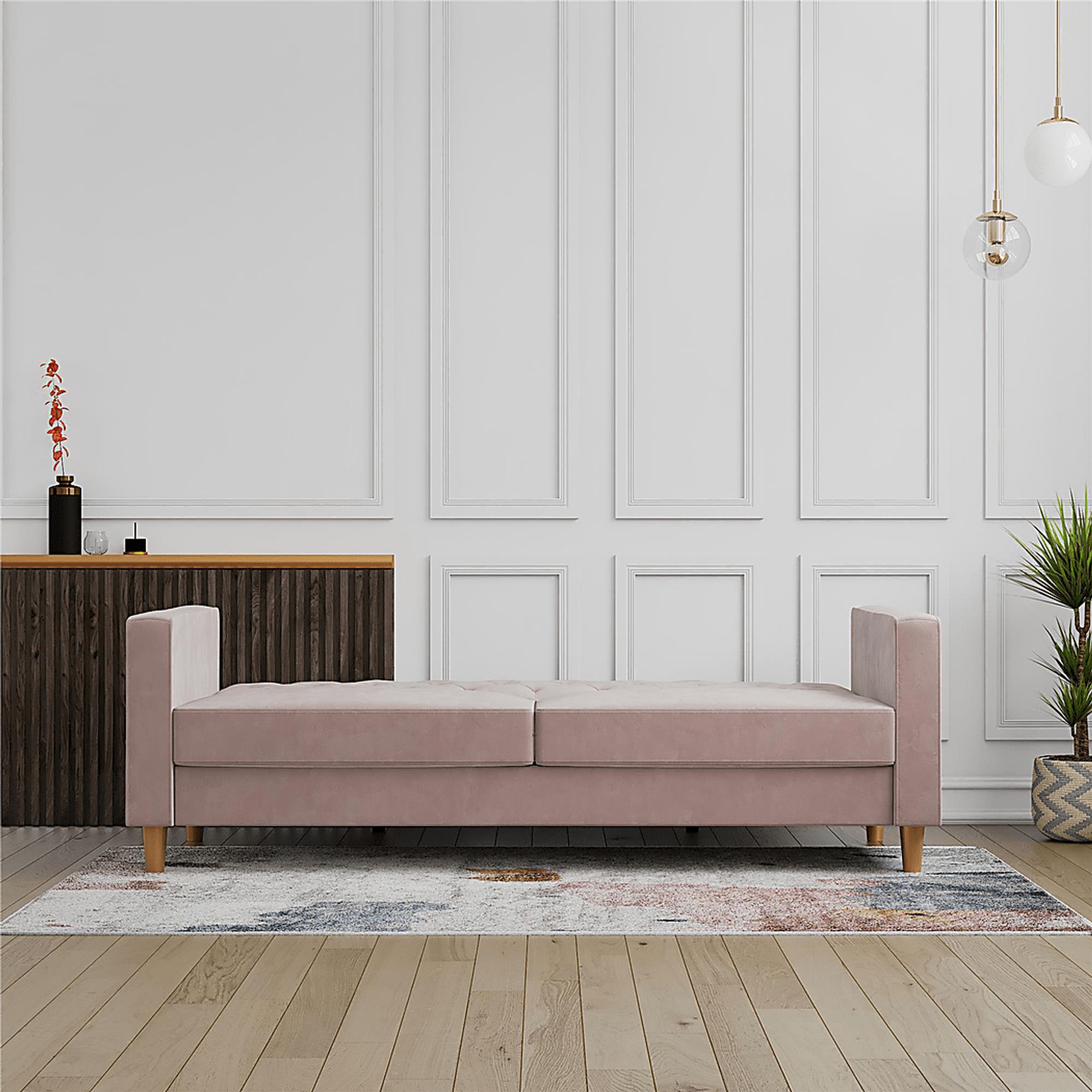 Diechman Blush Futon with Storage - Image 24