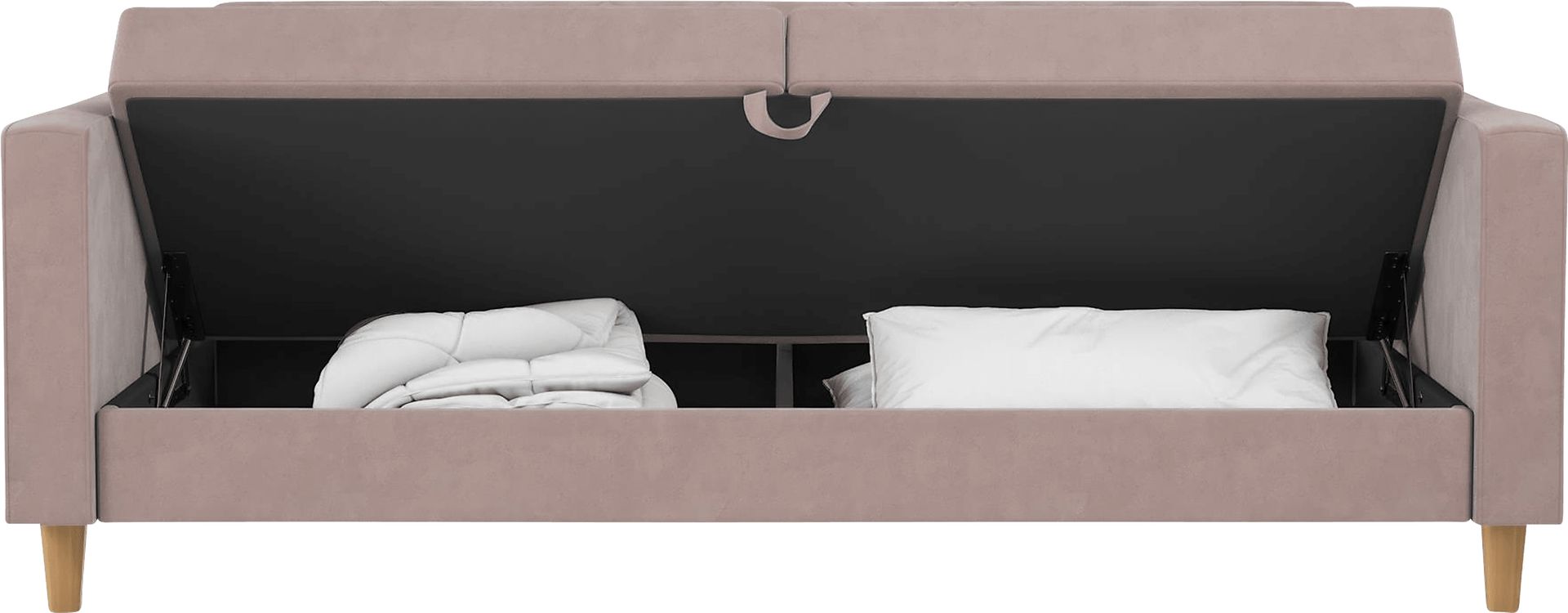Diechman Blush Futon with Storage - Image 7