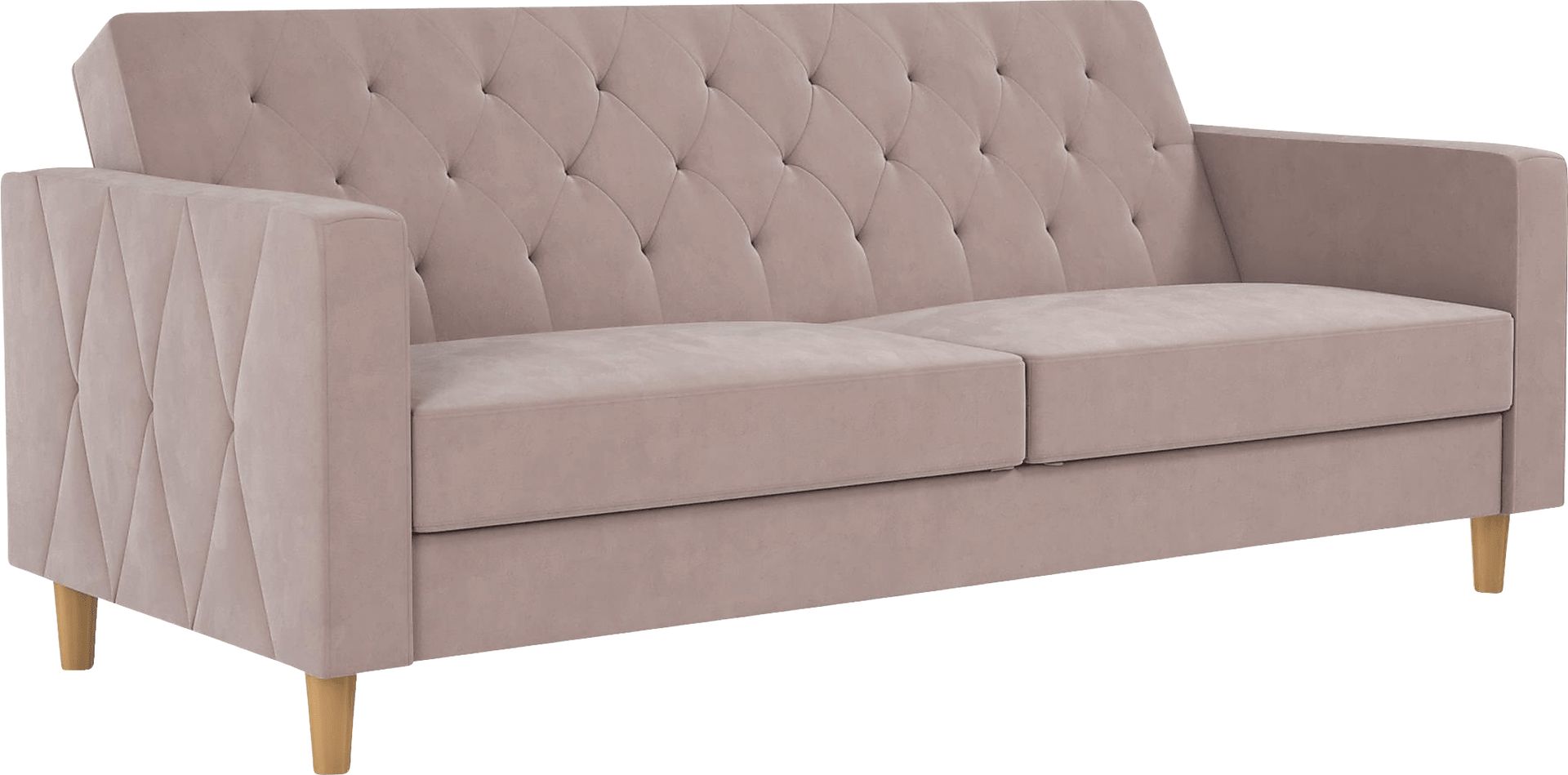 Diechman Blush Futon with Storage - Image 1
