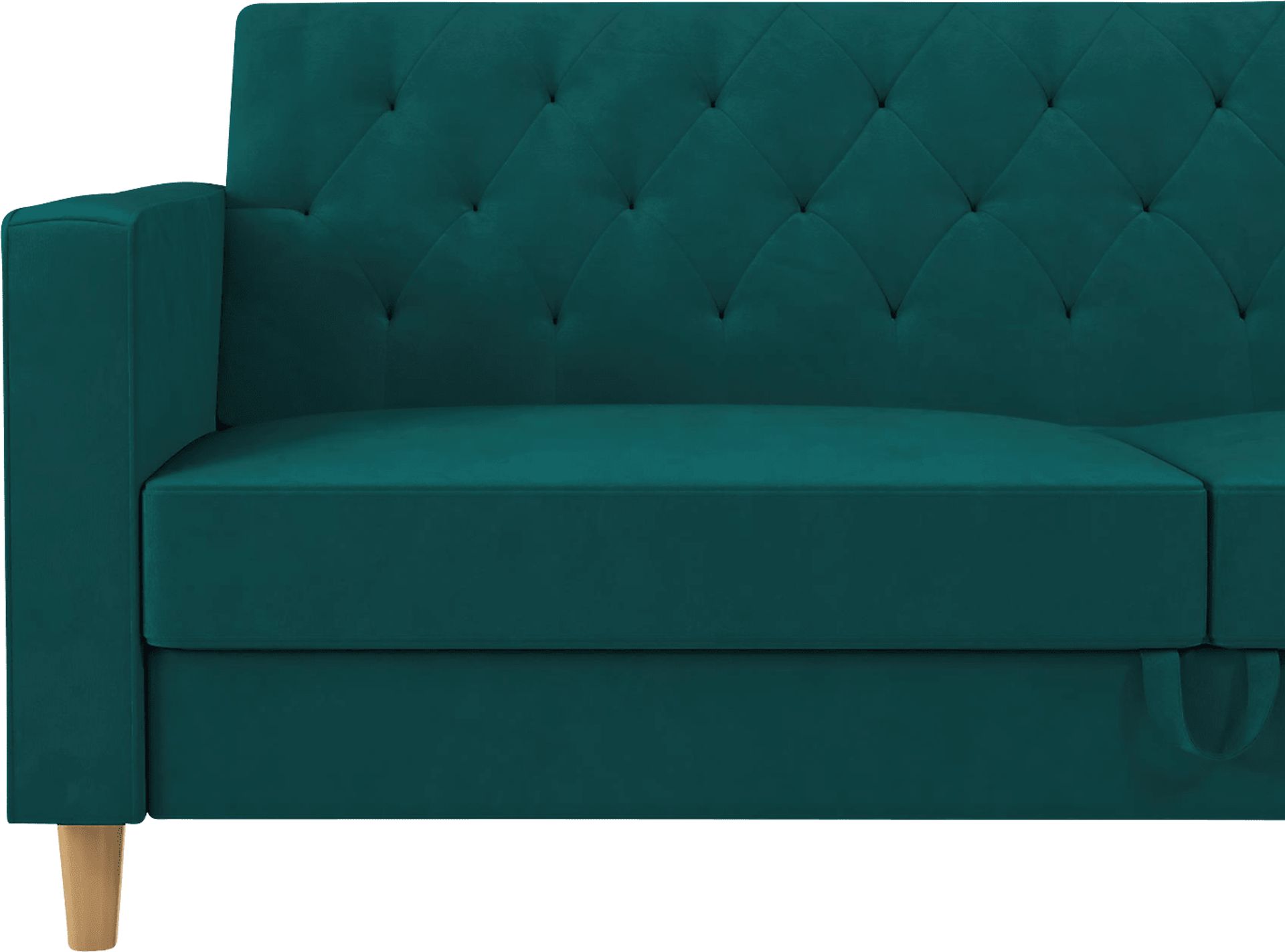 Diechman Green Futon with Storage - Image 15