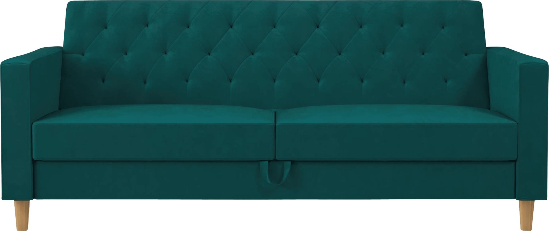 Diechman Green Futon with Storage - Image 3