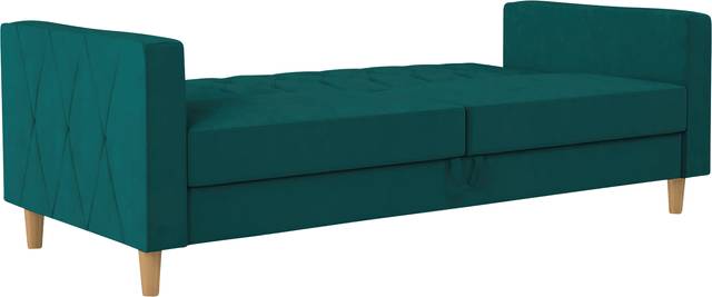 Diechman Green Futon with Storage - Thumbnail - Image 5