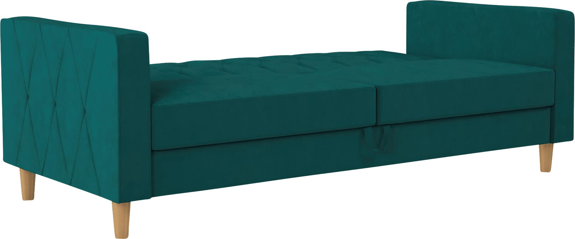 Diechman Green Futon with Storage - Image 5