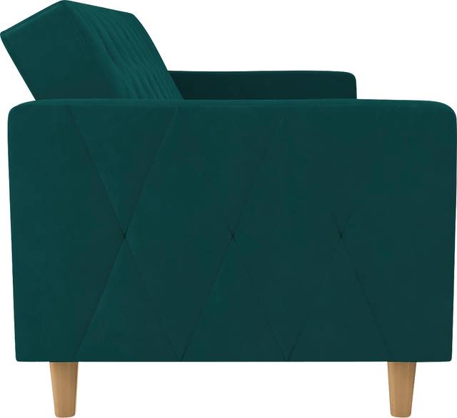 Diechman Green Futon with Storage - Thumbnail - Image 9
