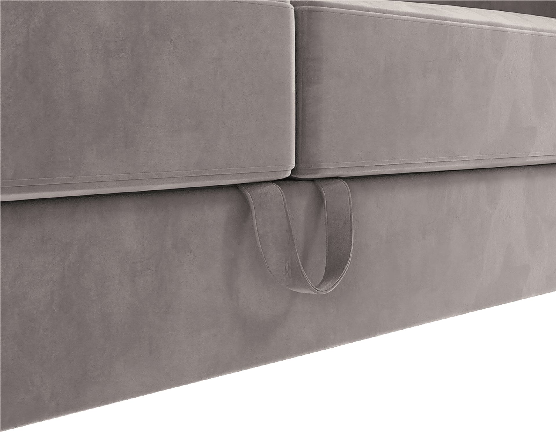 Diechman Light Gray Futon with Storage - Image 13