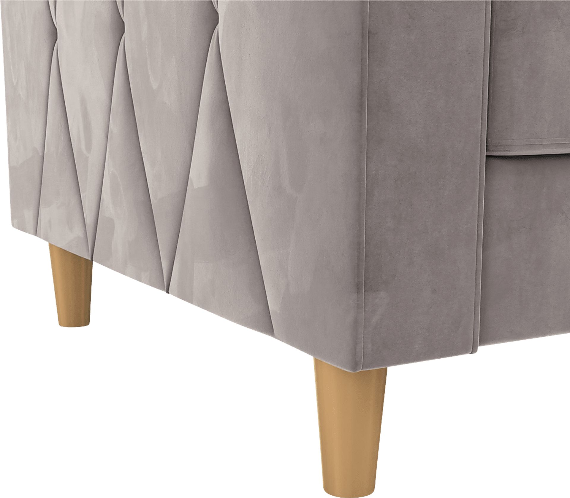 Diechman Light Gray Futon with Storage - Image 20