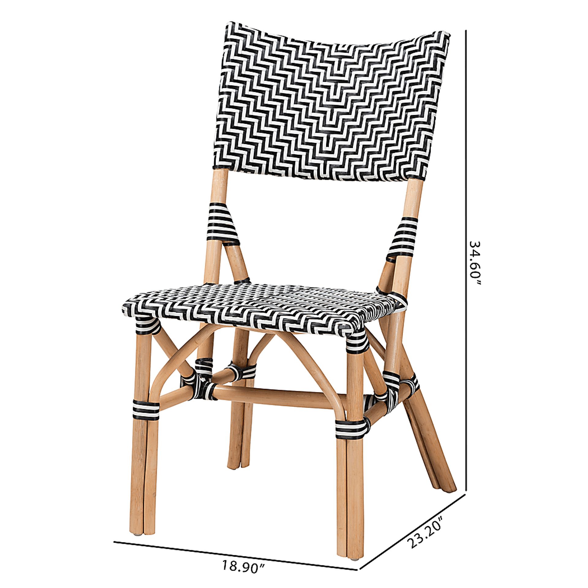 Diericx Black Dining Chair - Image 10