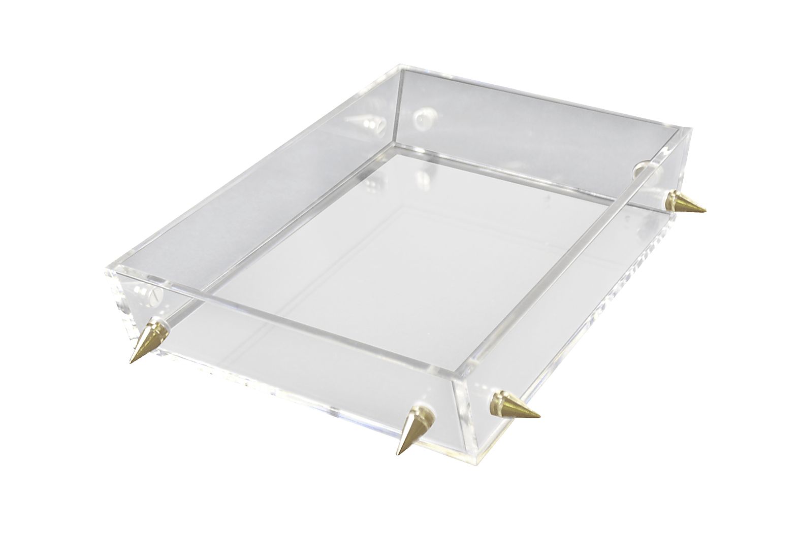 Digbo Clear/Gold Tray, Small