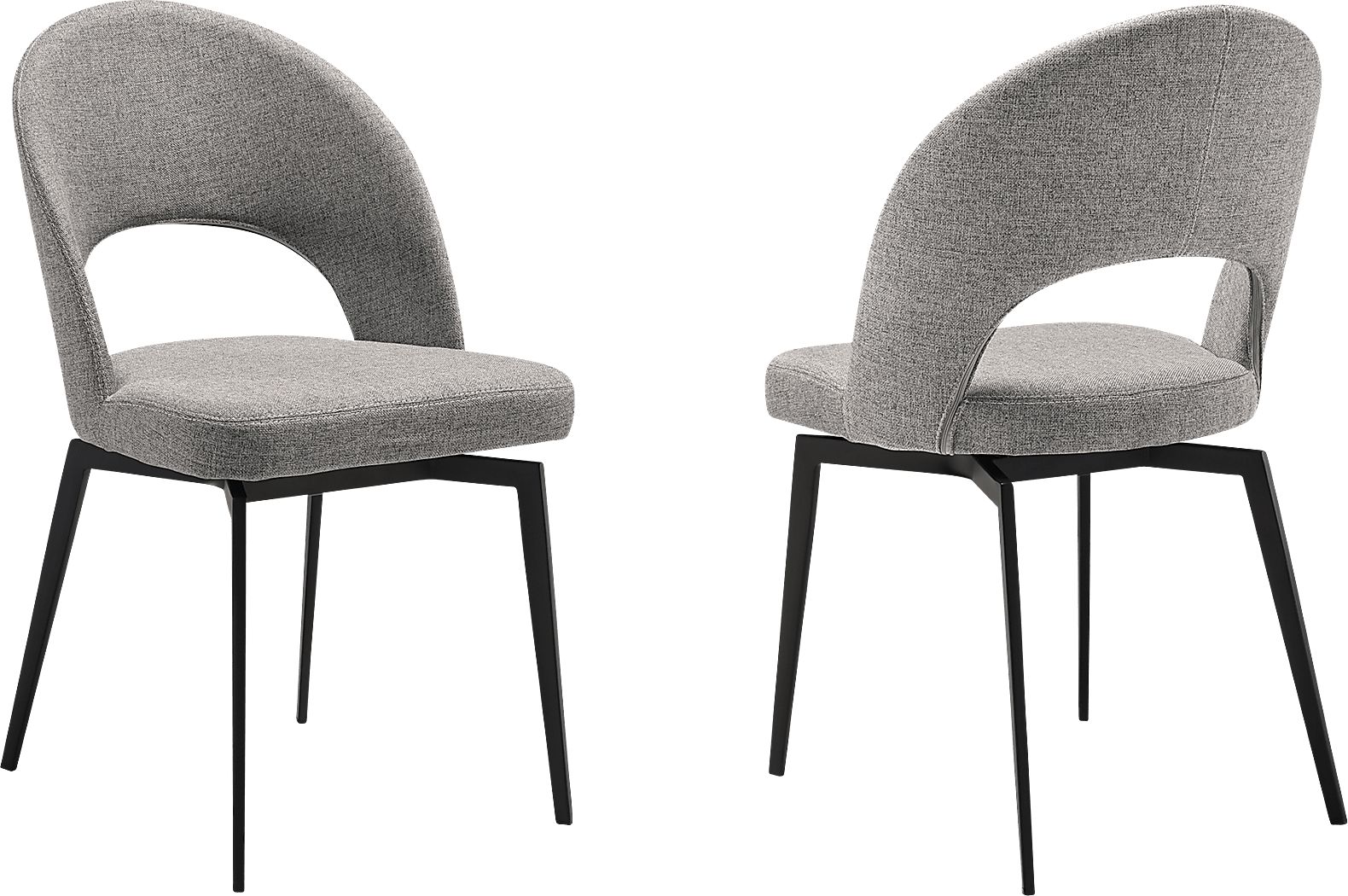 Diglants Gray Side Chair, Set of 2