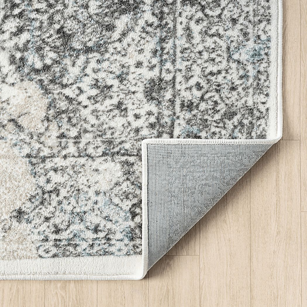 Digsoll Ivory/Gray Rug - Thumbnail 4