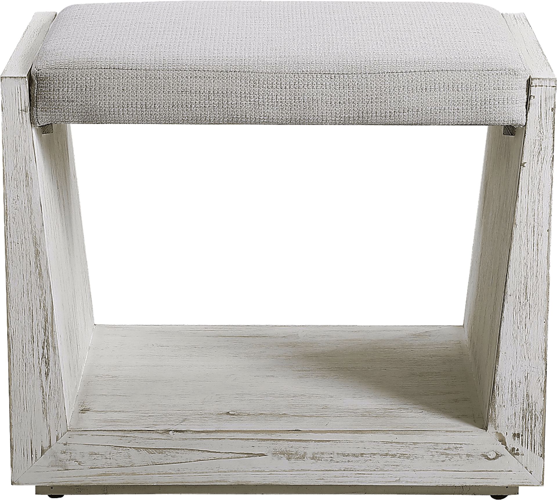 Dilcrest White Bench - Image 2