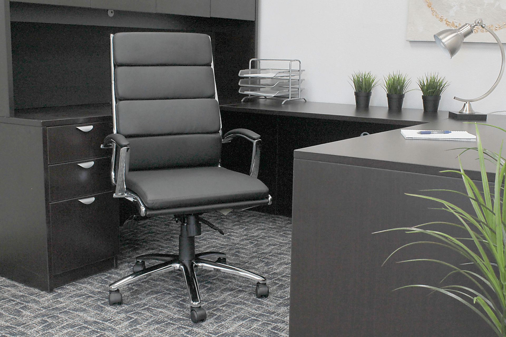 Dilkon Black Desk Chair - Image 2