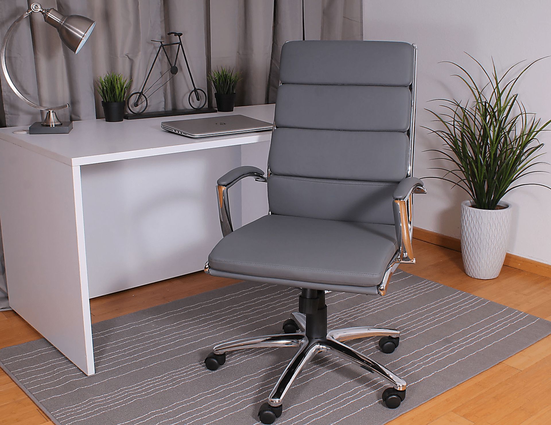 Dilkon Gray Desk Chair - Image 2