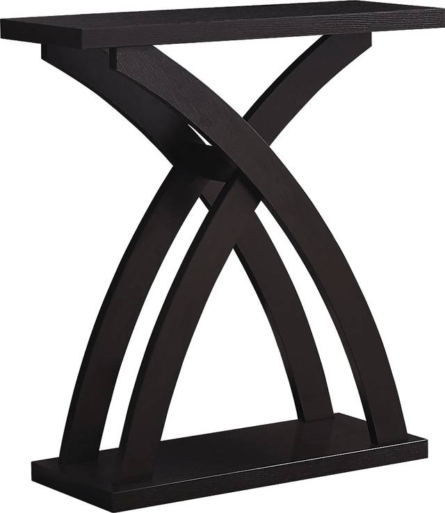 Dillehay Cappuccino Console Table - Thumbnail - Image 1