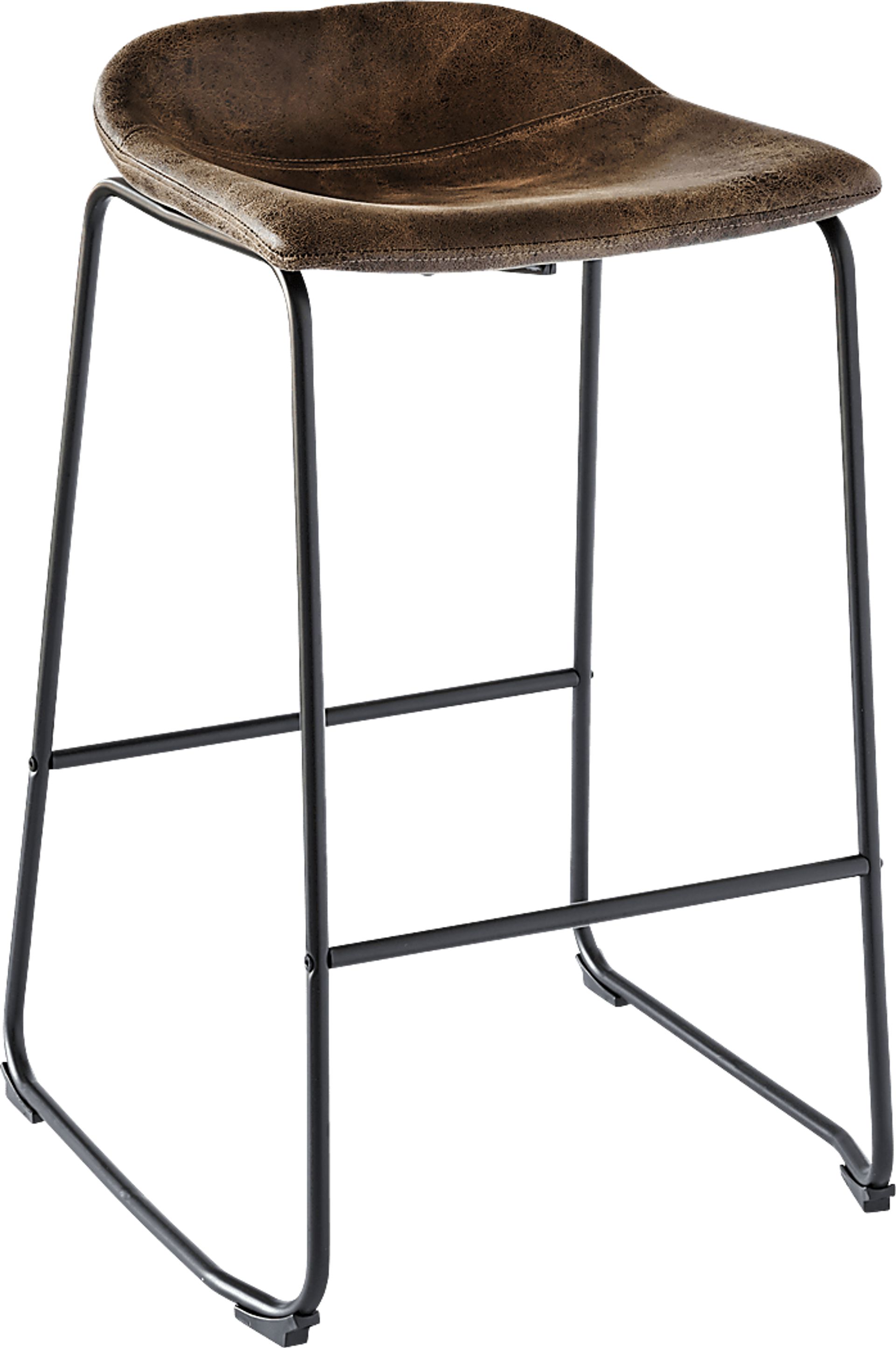 Dillingham Brown Barstool, Set of 2 - Image 2