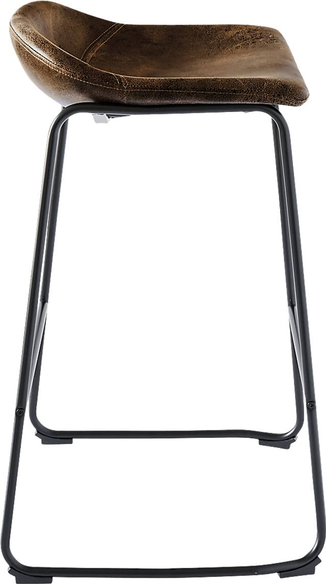 Dillingham Brown Barstool, Set of 2 - Thumbnail - Image 4