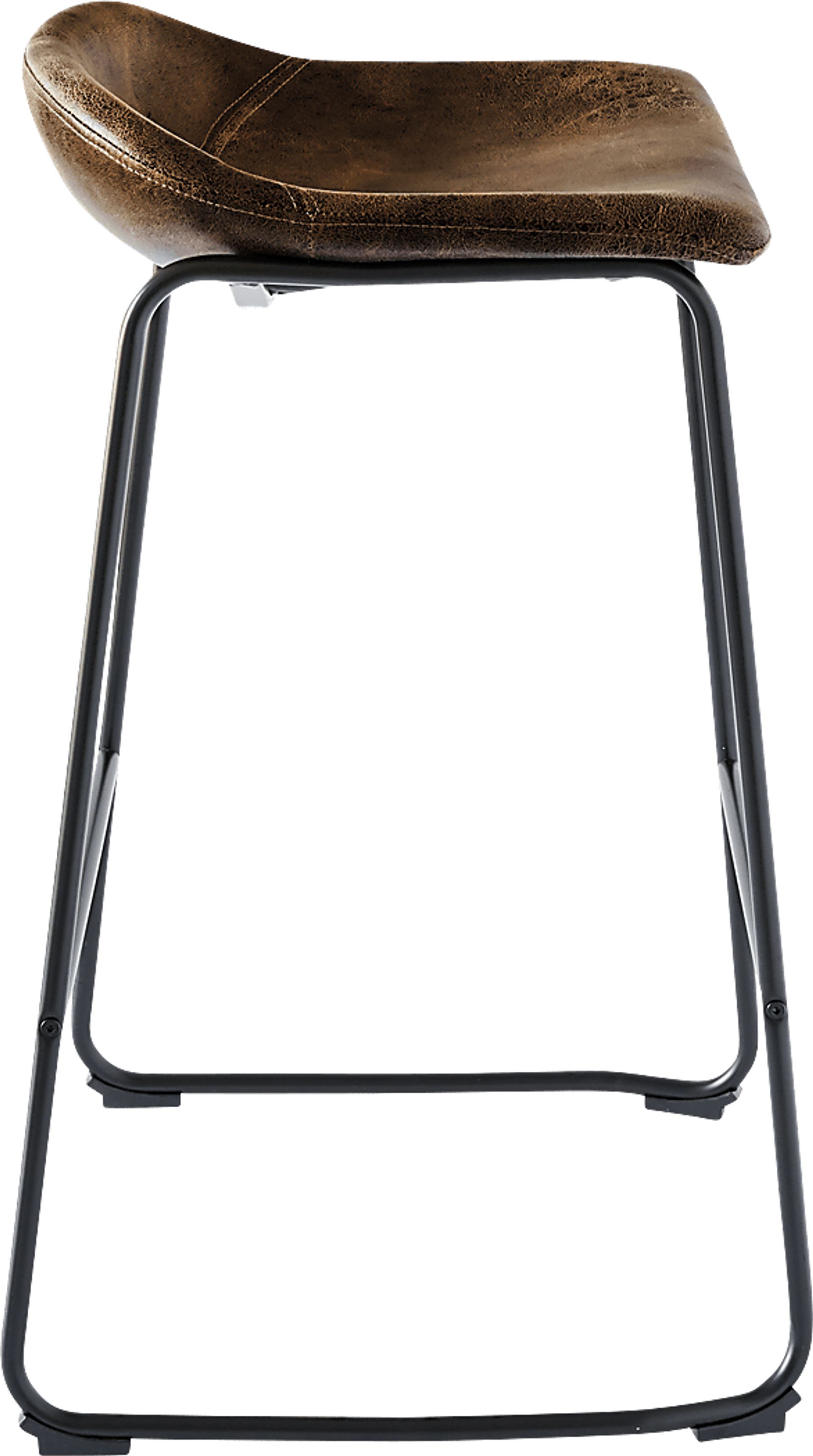 Dillingham Brown Barstool, Set of 2 - Image 4