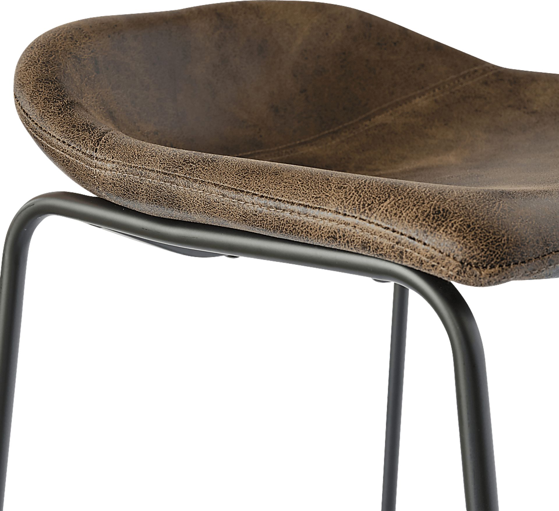 Dillingham Brown Barstool, Set of 2 - Image 6