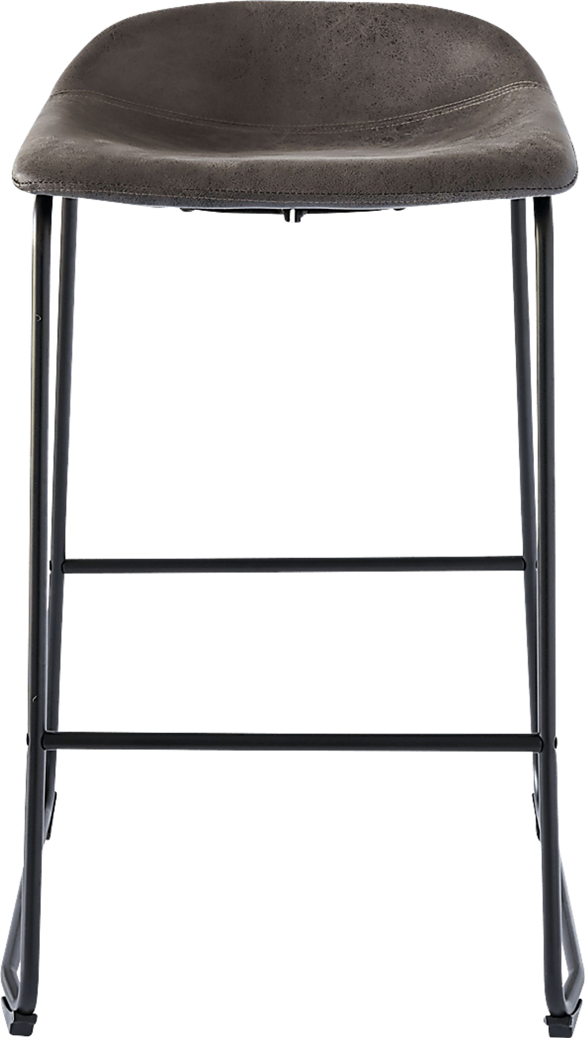 Dillingham Gray Barstool, Set of 2 - Image 3