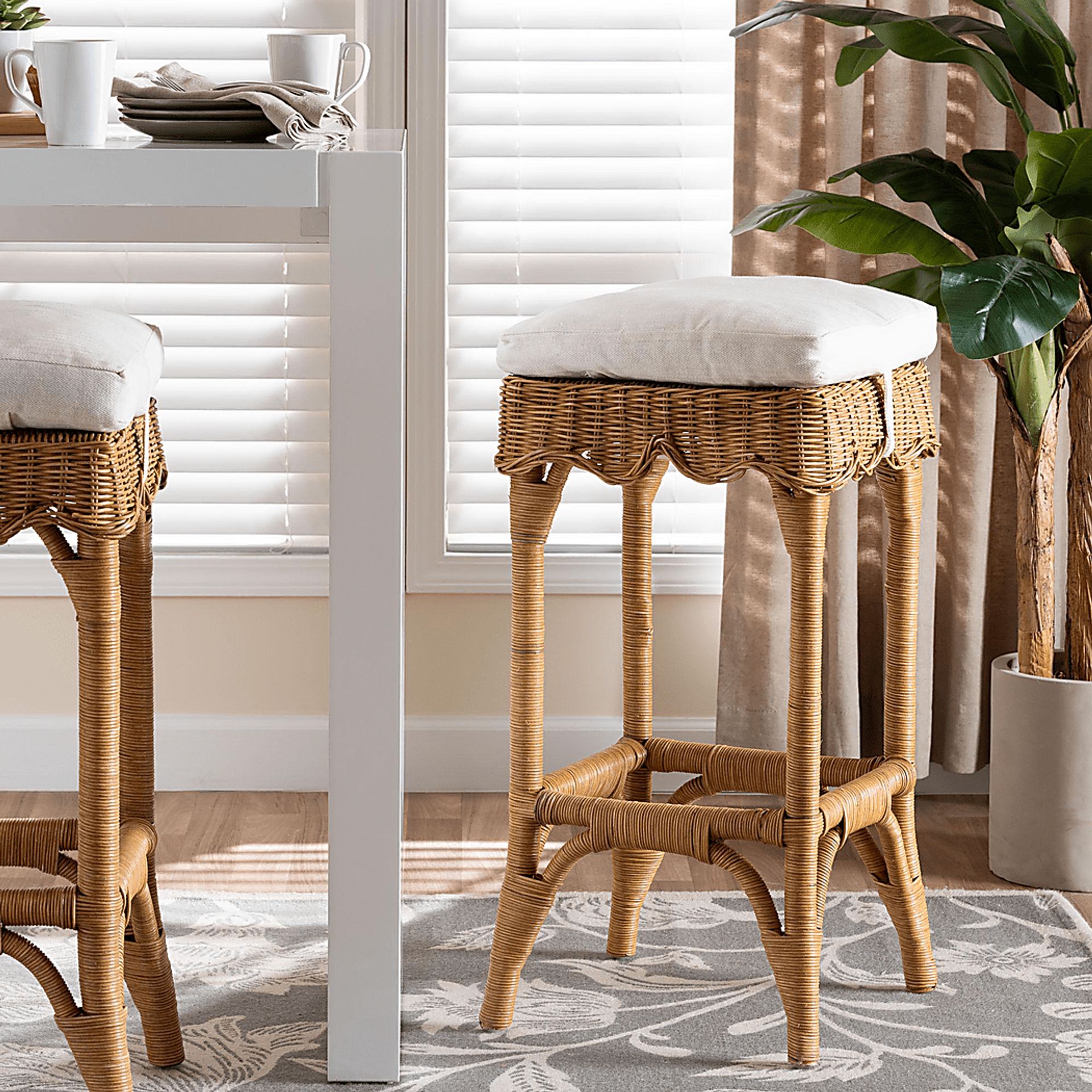 Dillmont Brown Barstool - Image 2