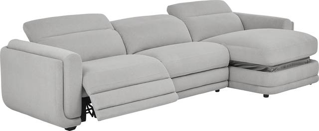 Dillon Smoke 3 Pc Dual Power Reclining Sectional - Thumbnail - Image 3