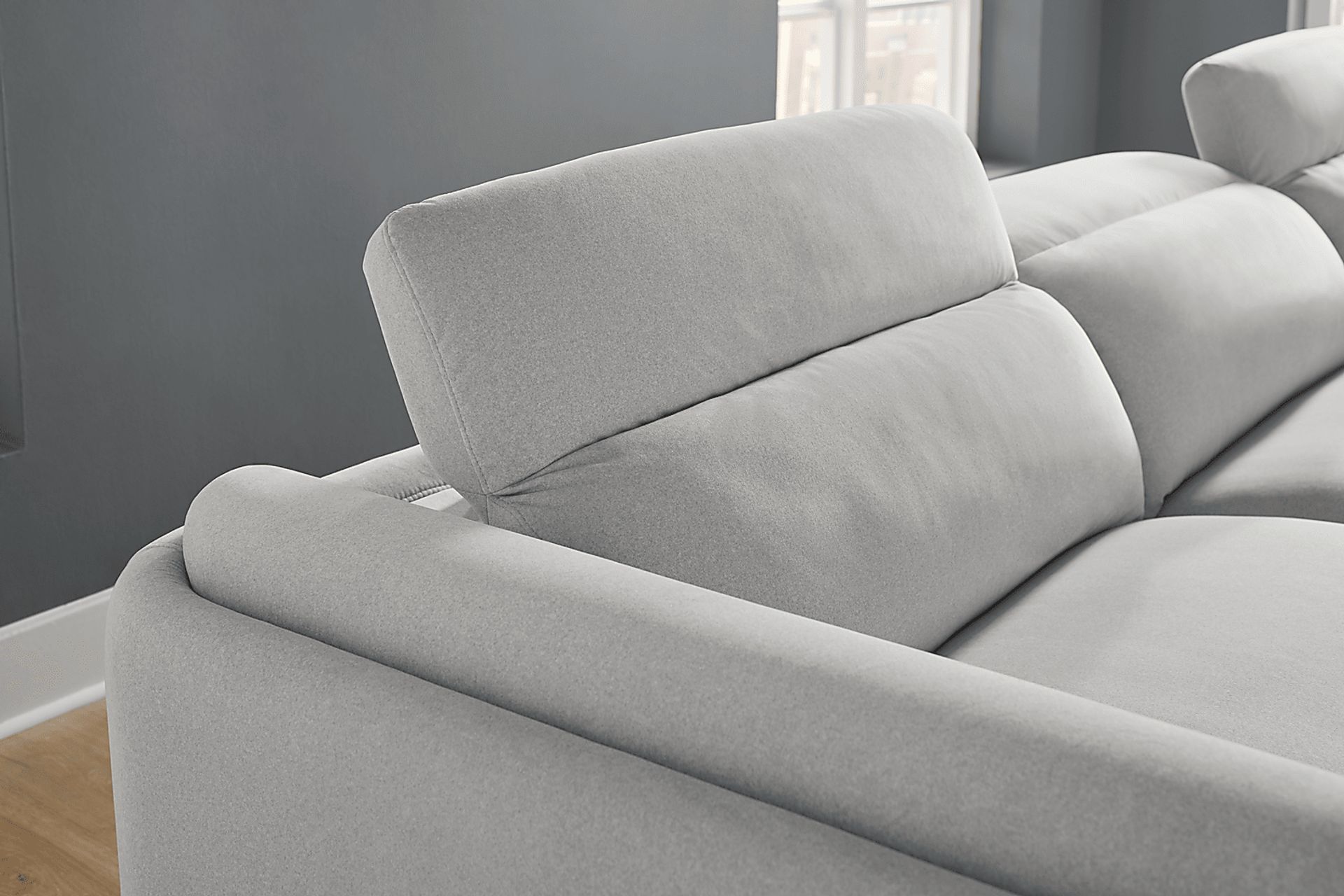 Dillon Smoke 3 Pc Dual Power Reclining Sectional - Image 7