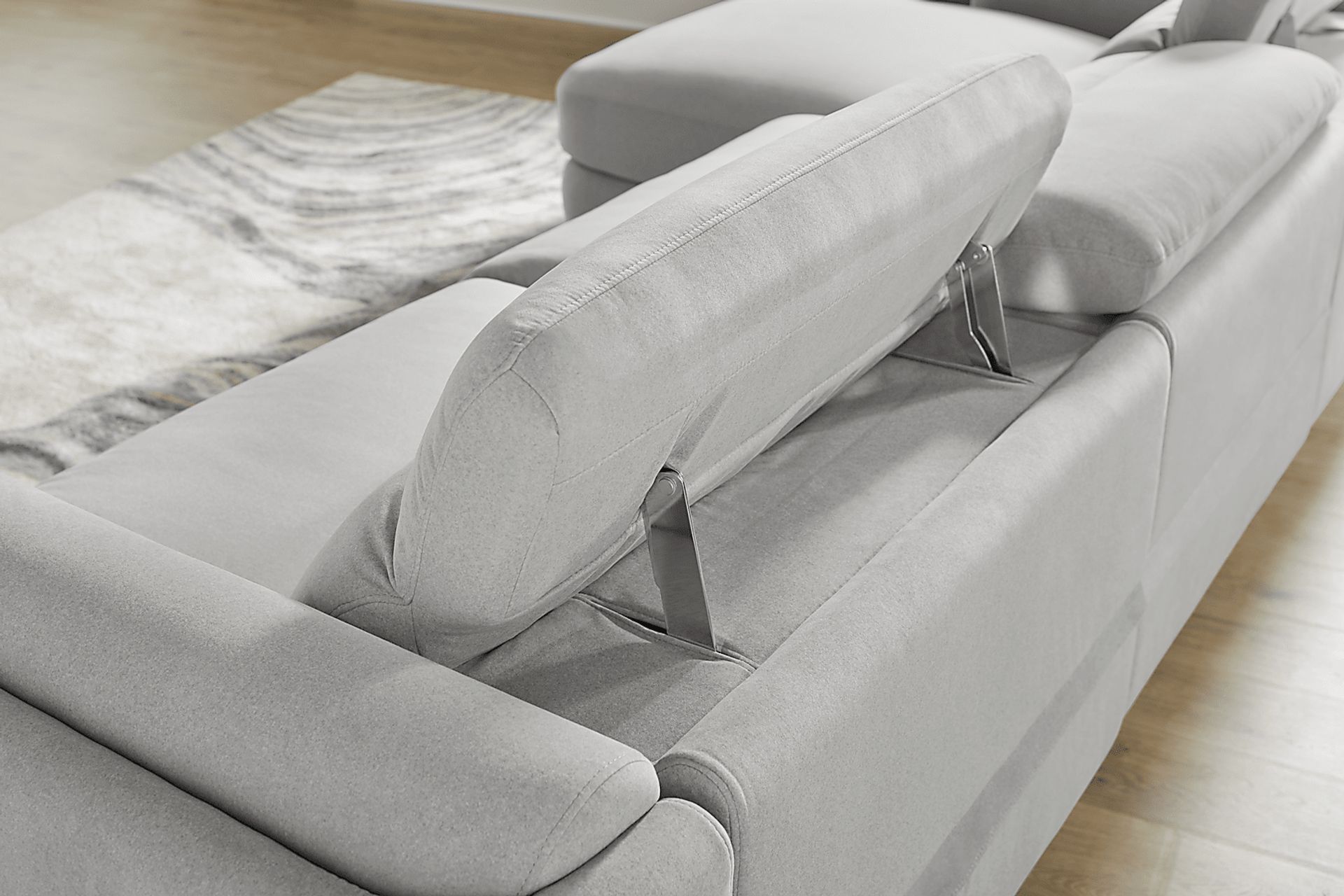 Dillon Smoke 3 Pc Dual Power Reclining Sectional - Image 8