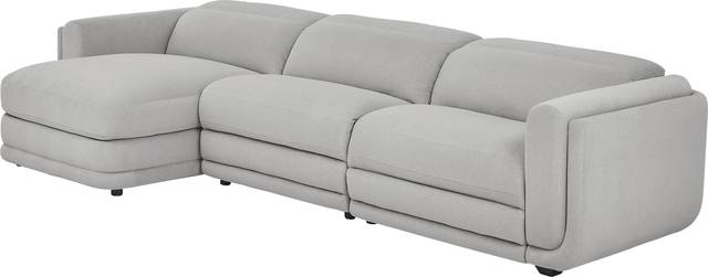 Dillon Smoke 3 Pc Dual Power Reclining Sectional - Thumbnail - Image 1