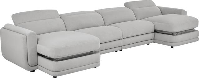 Dillon Smoke 4 Pc Dual Power Reclining Sectional - Thumbnail - Image 3
