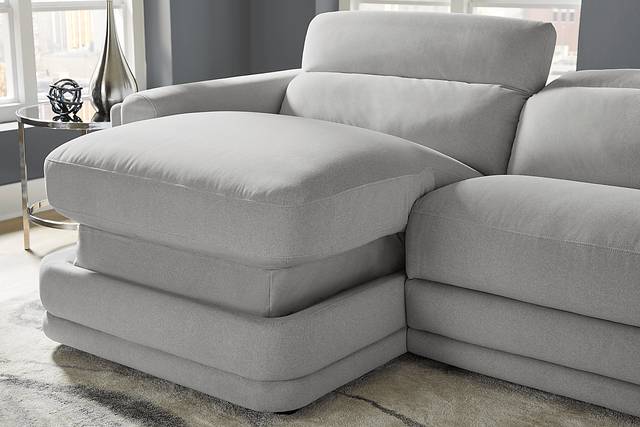 Dillon Smoke 6 Pc Dual Power Reclining Sectional - Thumbnail - Image 4