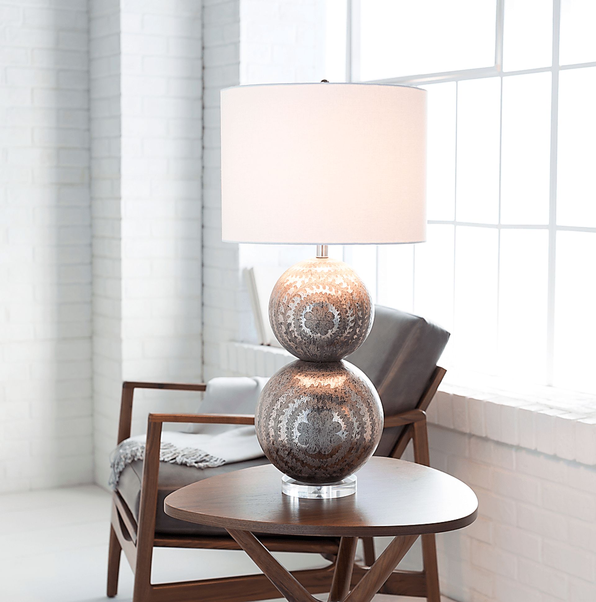 Dilworth Lane Silver Lamp - Image 8