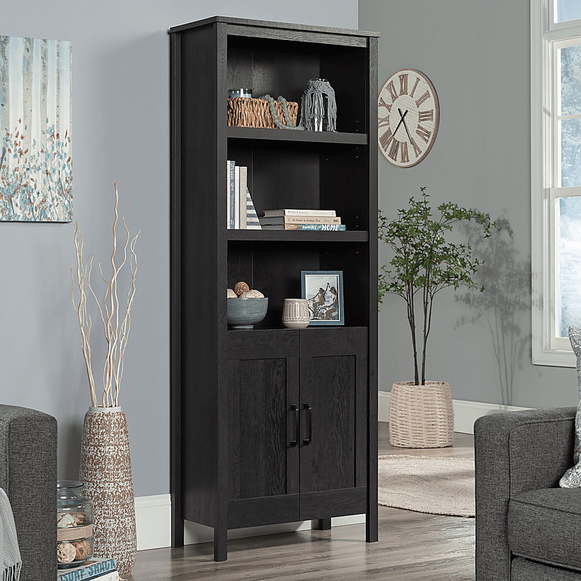 Dimassa Black Bookcase - Image 2
