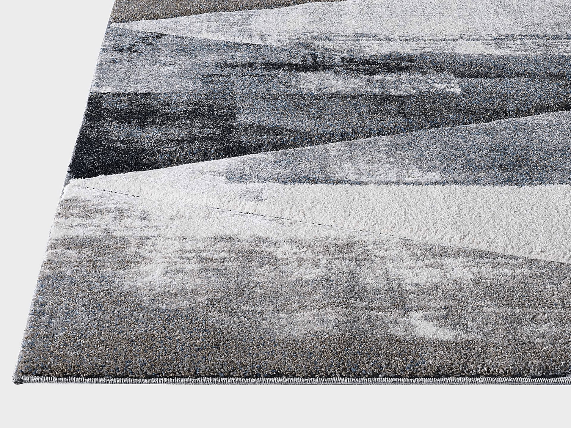 Dimensions 7'10" x 9'10" Gray Rug - Image 2