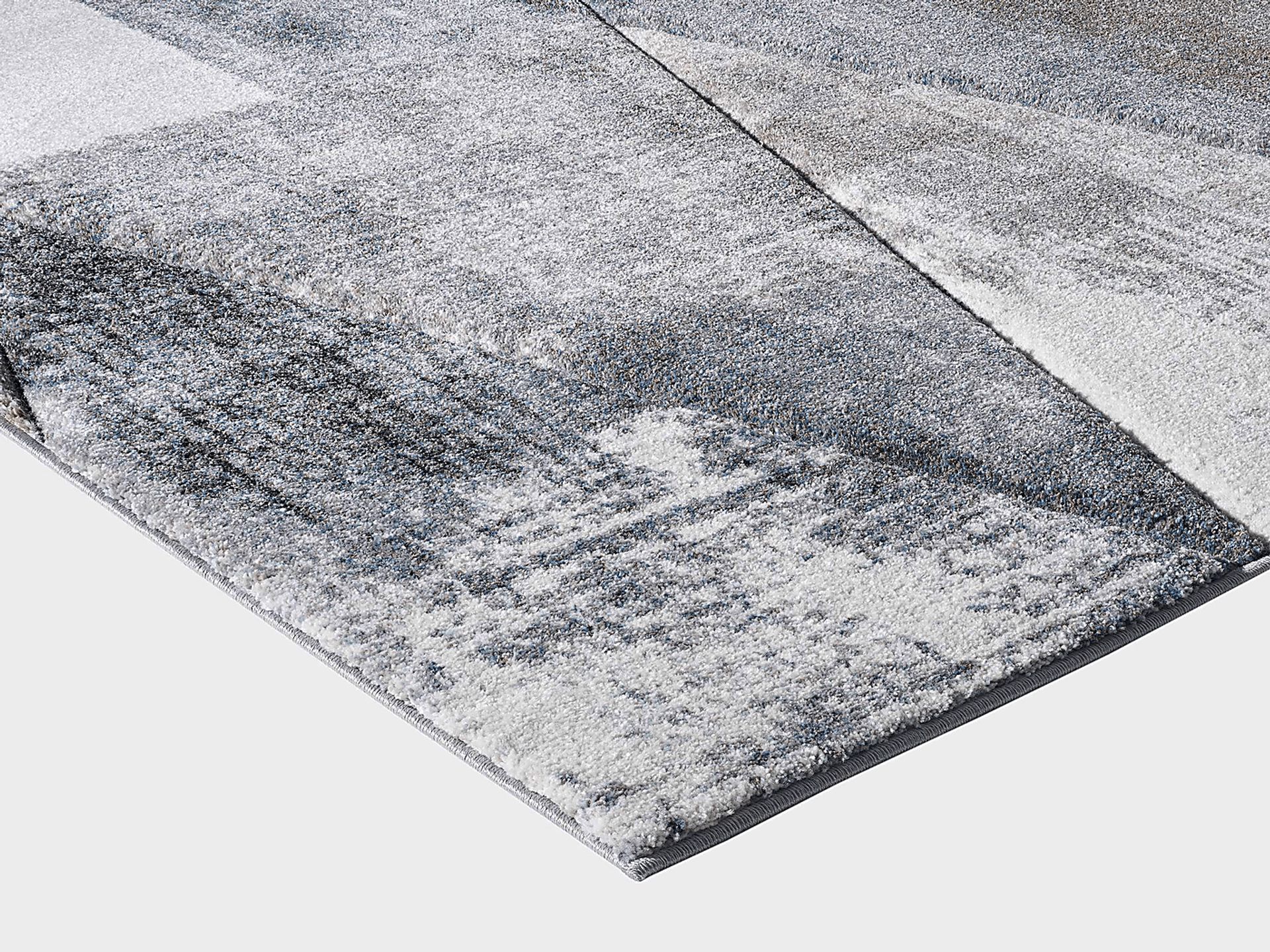 Dimensions 7'10" x 9'10" Gray Rug - Image 3