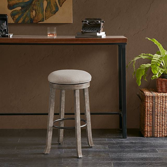 Dimsmore Gray Bar Stool - Thumbnail - Image 4