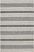 Dinella Black 7' x 5' Indoor/Outdoor Rug