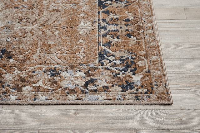 Dinias Taupe 2'2 x 7'7 Runner Rug - Thumbnail - Image 2