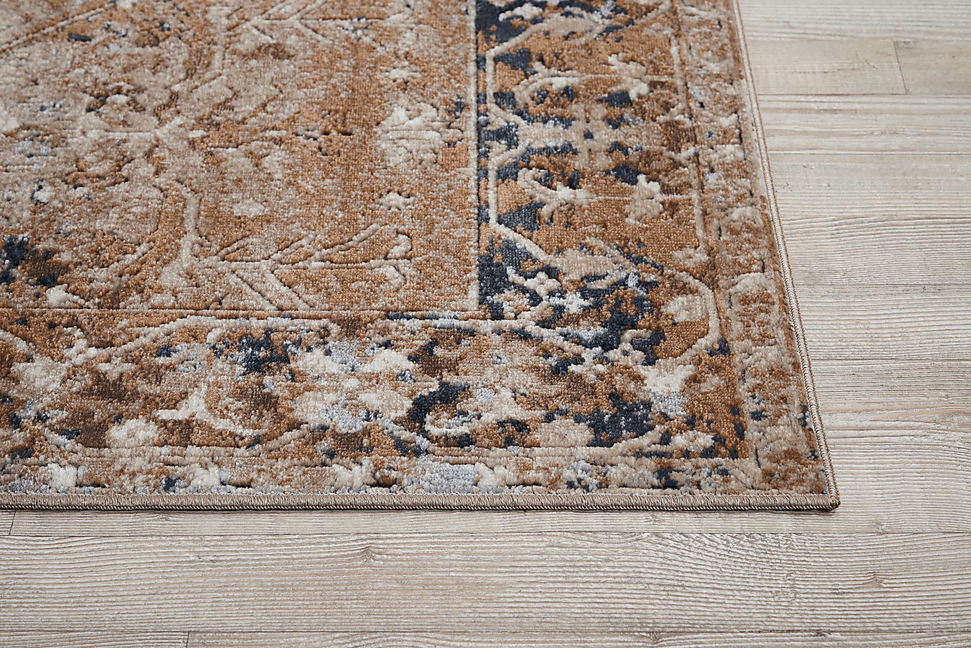 Dinias Taupe 2'2 x 7'7 Runner Rug - Image 2