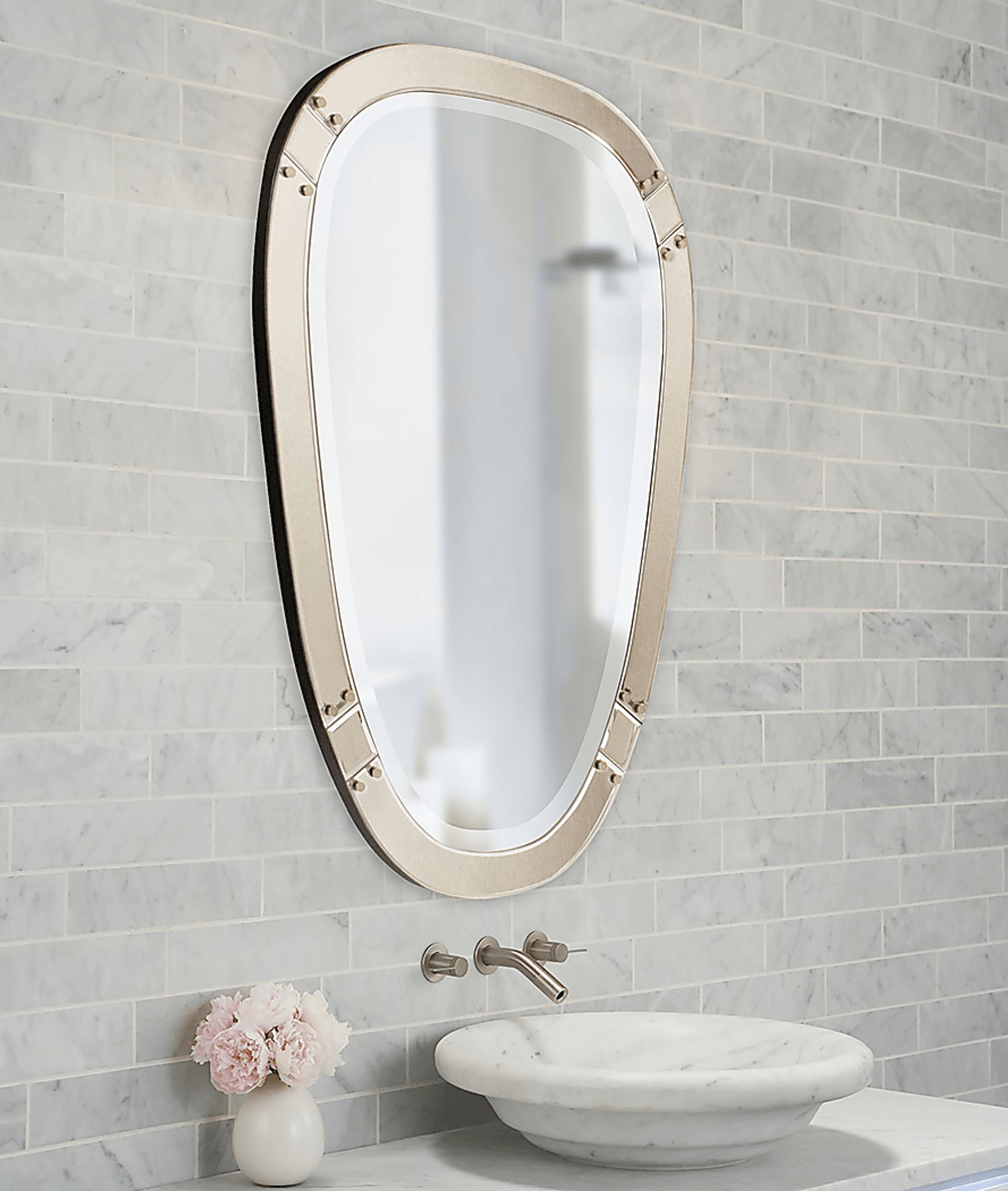 Dinika Gray Mirror - Image 2