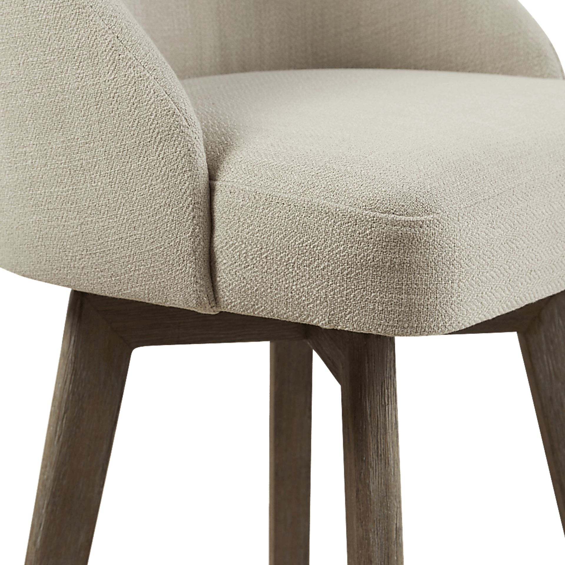 Dinmore Beige Swivel Barstool - Image 4