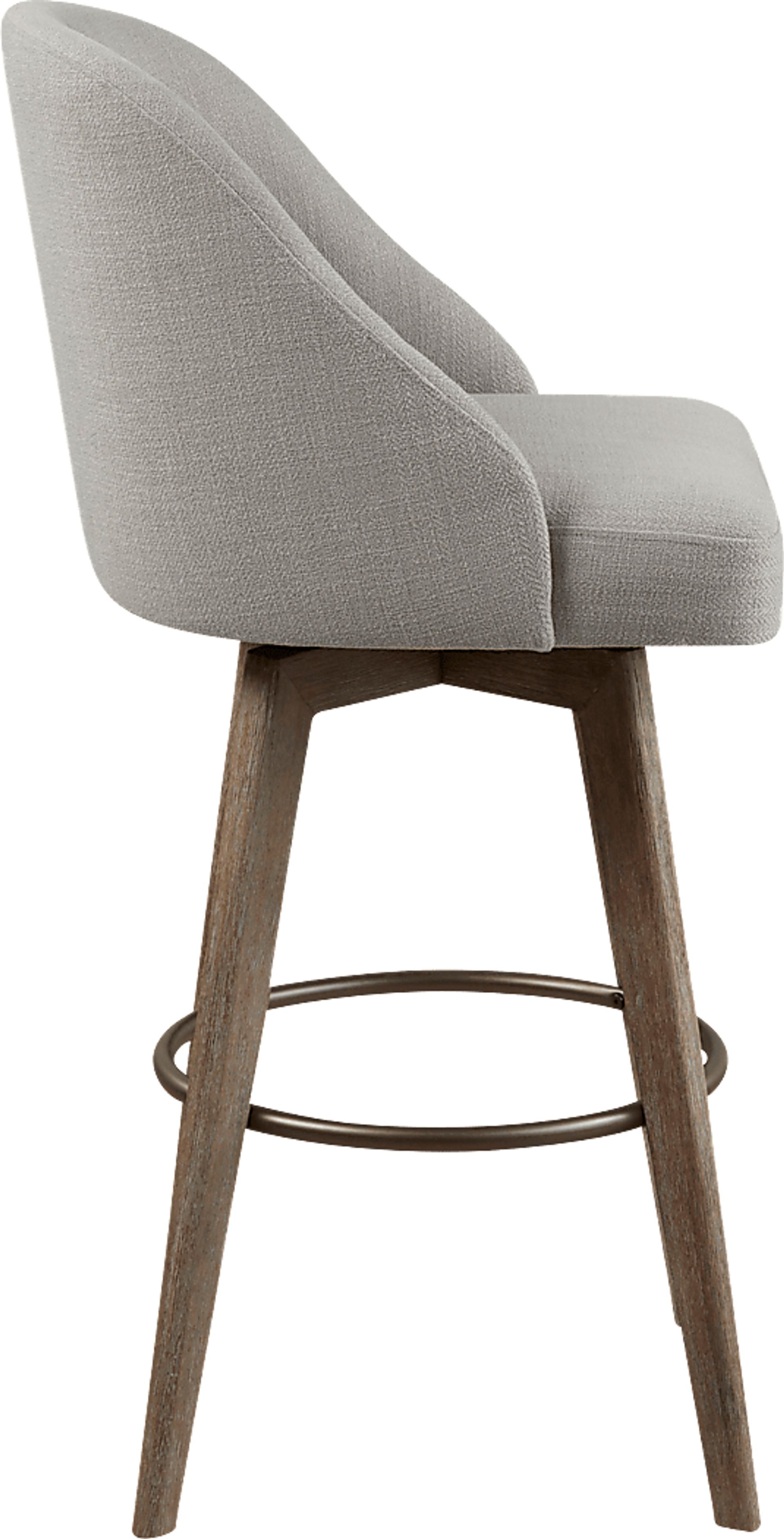 Dinmore Gray Swivel Barstool - Image 2