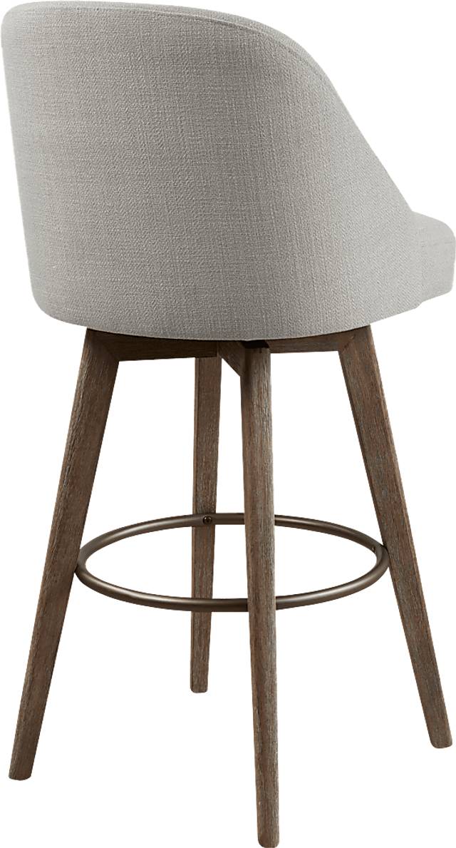 Dinmore Gray Swivel Barstool - Thumbnail - Image 3